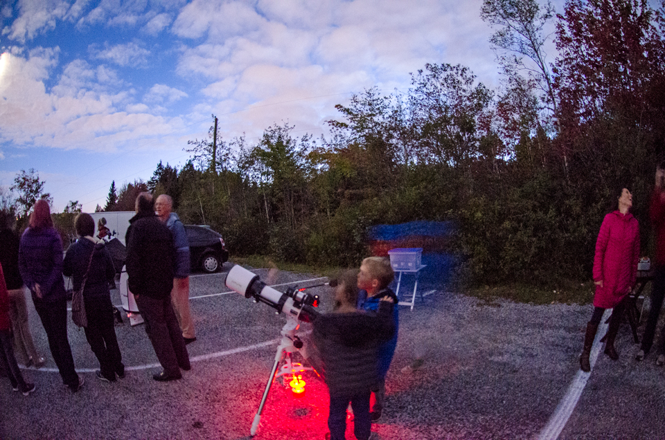 Photo of Fall Astronomy Day at Rockwood Park in September 2017.