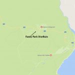 Photo of location of the Fundy Park StarGaze 2017 in the group camping area across from Chignecto Campground