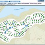 Loop 3 of the South Kouchibouguac Campground where the Star Party is usually held at Site 194