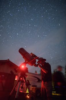 Photo of the Fundy StarGaze 2017 (from Fundy Park Facebook Page).
