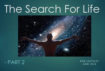 Link to the pdf presentation by Rob Leathley to the Saint John Astronomy Club about the Kepler Mission and the search for life--Part 2