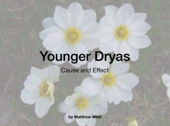 Link to the pdf presentation by Matt West on Younger Dryas at a SJAC meeting.