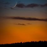 Photo of the thin crescent Moon by Paul Owen