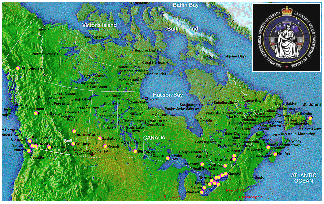Link to the RASC interactive map of the 30 country wide centres in Canada.